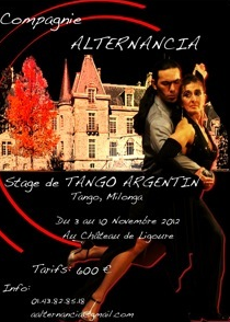 Stage de tango argentin à Ligoure